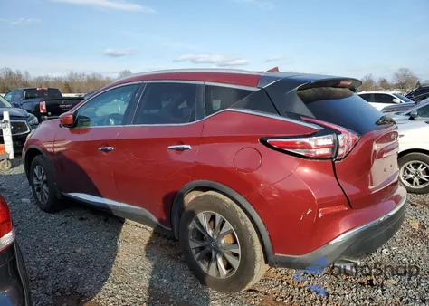 2015 Nissan Murano S z USA, uszkodzony, nr VIN 5N1AZ2MH6FN289642